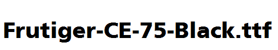 Frutiger-CE-75-Black.ttf