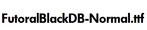 FutoralBlackDB-Normal.ttf