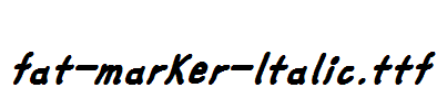 fat-marker-Italic.ttf