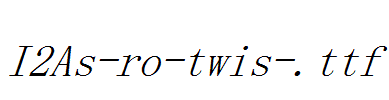 I2As-ro-twis-.ttf