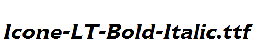 Icone-LT-Bold-Italic.ttf