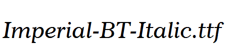 Imperial-BT-Italic.ttf