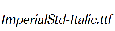 ImperialStd-Italic.ttf