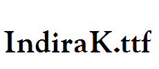 IndiraK.ttf