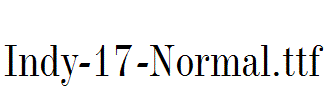 Indy-17-Normal.ttf