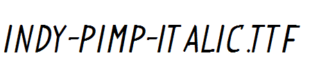 Indy-Pimp-Italic.ttf