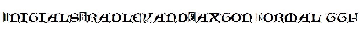 InitialsBradleyandCaxton-Normal.ttf