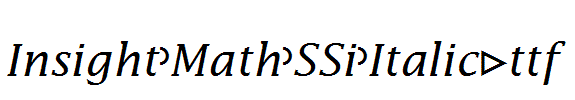 Insight-Math-SSi-Italic.ttf