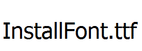 InstallFont.ttf