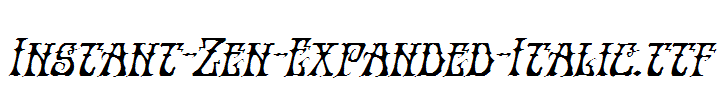 Instant-Zen-Expanded-Italic.ttf