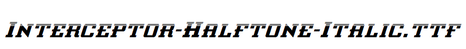 Interceptor-Halftone-Italic.ttf
