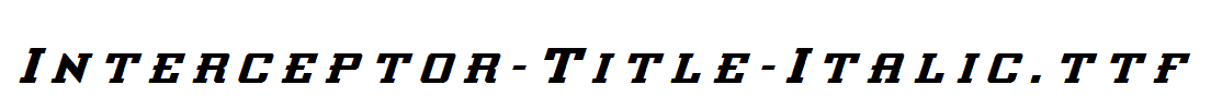 Interceptor-Title-Italic.ttf