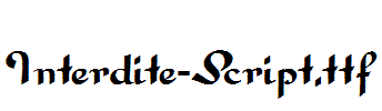 Interdite-Script.ttf