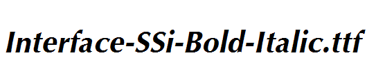 Interface-SSi-Bold-Italic.ttf