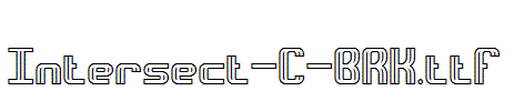 Intersect-C-BRK.ttf