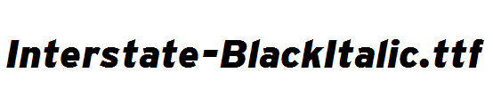 Interstate-BlackItalic.ttf