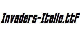 Invaders-Italic.ttf