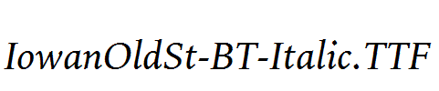 IowanOldSt-BT-Italic.ttf