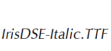 IrisDSE-Italic.ttf