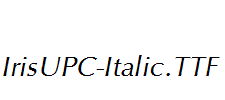 IrisUPC-Italic.ttf