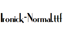 Ironick-Normal.ttf