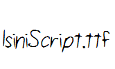 IsiniScript.ttf