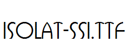 Isolat-SSi.ttf