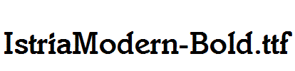 IstriaModern-Bold.ttf