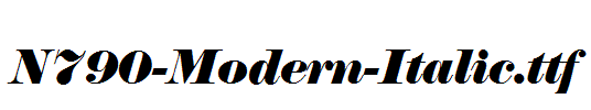 N790-Modern-Italic.ttf