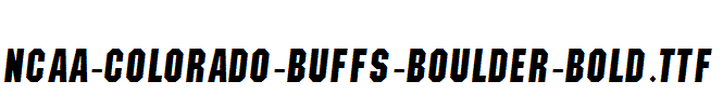 NCAA-Colorado-Buffs-Boulder-Bold.ttf