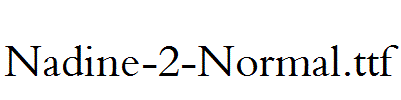 Nadine-2-Normal.ttf