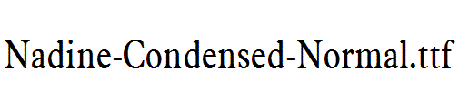 Nadine-Condensed-Normal.ttf