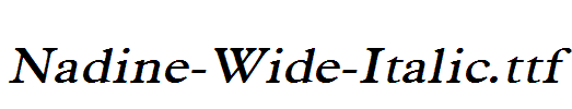 Nadine-Wide-Italic.ttf