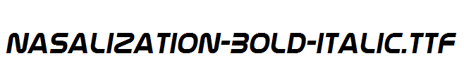 Nasalization-Bold-Italic.ttf