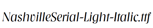 NashvilleSerial-Light-Italic.ttf