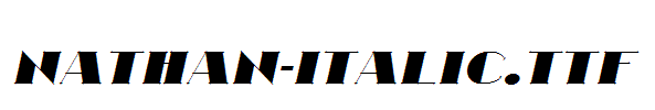 Nathan-Italic.ttf