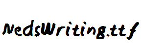 NedsWriting.ttf