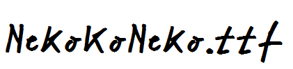 NekoKoNeko.ttf