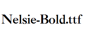 Nelsie-Bold.ttf