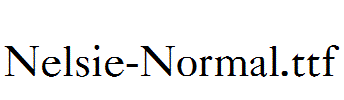 Nelsie-Normal.ttf