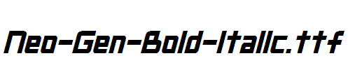 Neo-Gen-Bold-Italic.ttf