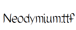 Neodymium.ttf