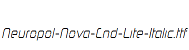 Neuropol-Nova-Cnd-Lite-Italic.ttf