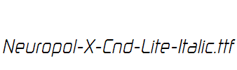Neuropol-X-Cnd-Lite-Italic.ttf