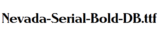 Nevada-Serial-Bold-DB.ttf