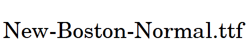 New-Boston-Normal.ttf