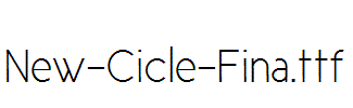 New-Cicle-Fina.ttf