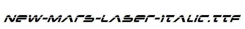New-Mars-Laser-Italic.ttf