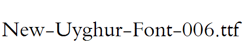 New-Uyghur-Font-006.ttf