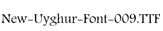 New-Uyghur-Font-009.ttf